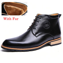 4 Colours Winter Men Boots Cow Split Leather Boots Men Shoes Fur Ankle Cowboy Boots For Men Winter Shoes Chaussure Homme