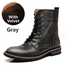 BIMUDUIYU New Arrival Fashion Handmade Super Warm AutumnWinter Men Shoes Casual British Style Ankle Boots Wipe color Snow Boots