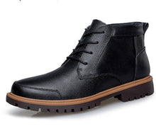 2017 waterproof warm motorcycle boots men Plus cashmere inside winter male snow boots lace-up men's ankle big shoes size 46 47