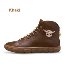 BIMUDUIYU Brand New Men Winter/Autumn Boots Warm Genuine Leather Waterproof Motorcycle Boots Snow Boots Winter Shoes Men