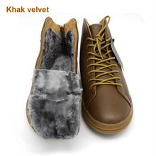 BIMUDUIYU Brand New Men Winter/Autumn Boots Warm Genuine Leather Waterproof Motorcycle Boots Snow Boots Winter Shoes Men