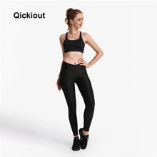 Qickitout Solid Black stretch Waist Leggings Women Sexy Hip Push Up Legging Jegging Leggins Jeggings Legins Autumn Summer XS-XL