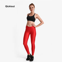 Qickitout Solid Black stretch Waist Leggings Women Sexy Hip Push Up Legging Jegging Leggins Jeggings Legins Autumn Summer XS-XL