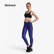 Qickitout Solid Black stretch Waist Leggings Women Sexy Hip Push Up Legging Jegging Leggins Jeggings Legins Autumn Summer XS-XL