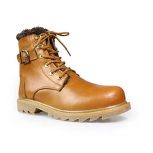 37~49 Men Winter Boots Plus Size Top Quality Cow Split Motorcycle Retro Leather Boots #LS008