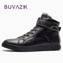 Big Size Men Leather Boots Winter Men Warm Boots 100% Real Leather Men Ankle Boots Plus Cashmere Genuine Leather Shoes